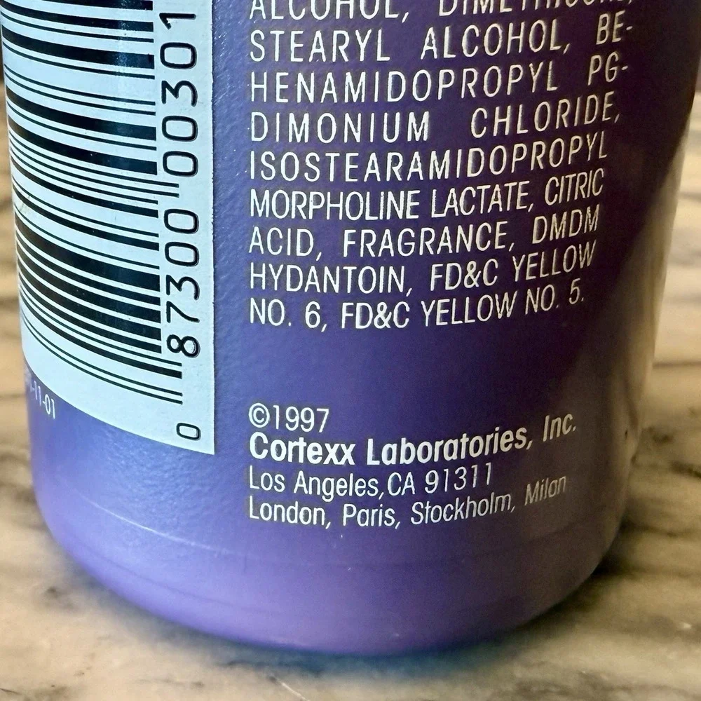 NEW! 1997 90s VTG Cortexx Gelatin Shampoo Reduces‎ Hair Loss Breakage 12oz 355ml